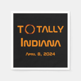 Gesamt Indiana 2024 Solar Eclipse Serviette