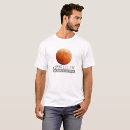 Gesamt Lunar Eclipse 2018 31. Januar Geschenk Bekl T-Shirt