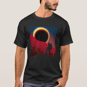 Gesamt Solar Eclipse 2024 America Totality Wikers T-Shirt
