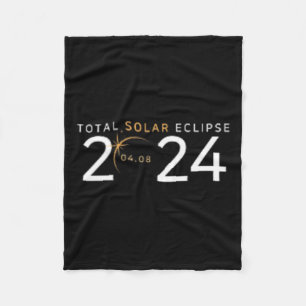 Gesamt Solar Eclipse 2024 Nordamerikanische Tour 4 Fleecedecke
