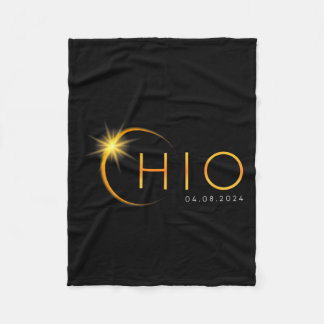 Gesamt Solar Eclipse 2024 Staat Ohio Totality Apri Fleecedecke