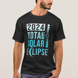 Gesamt Solar-Eclipse 2024 Totalität 040824 T-Shirt