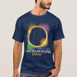 Gesamt Solar Eclipse 2024 Totality 040824 Ohio Lon T-Shirt