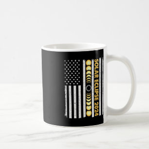 Gesamt Solar Eclipse 2024 Totality Phases US Ameri Kaffeetasse