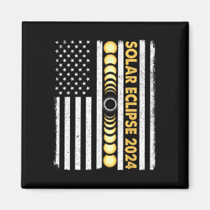 Gesamt Solar Eclipse 2024 Totality Phases US Ameri Magnet