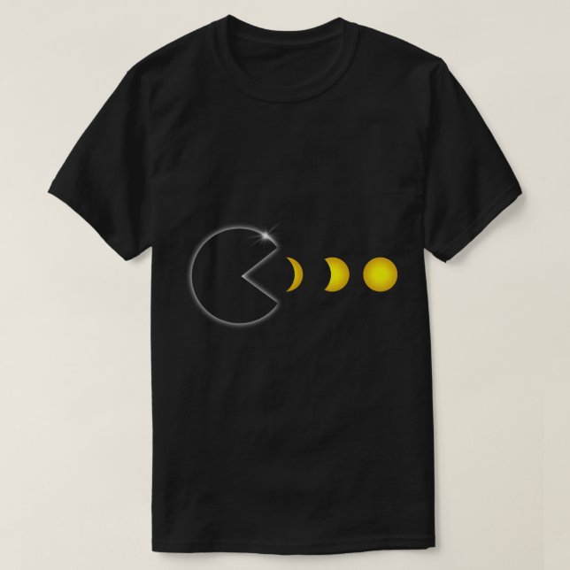 Gesamt Solar Eclipse 8. April 2024 Sonnenphasen To T-Shirt (Design vorne)