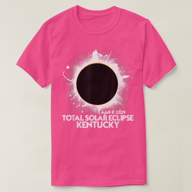 Gesamt Solar Eclipse Kentucky 2024 Totalität T-Shirt (Design vorne)