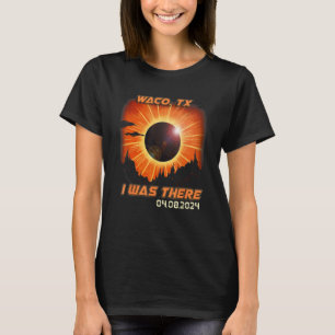 Gesamt Solar Eclipse Mountain Wandern Waco Texas T T-Shirt
