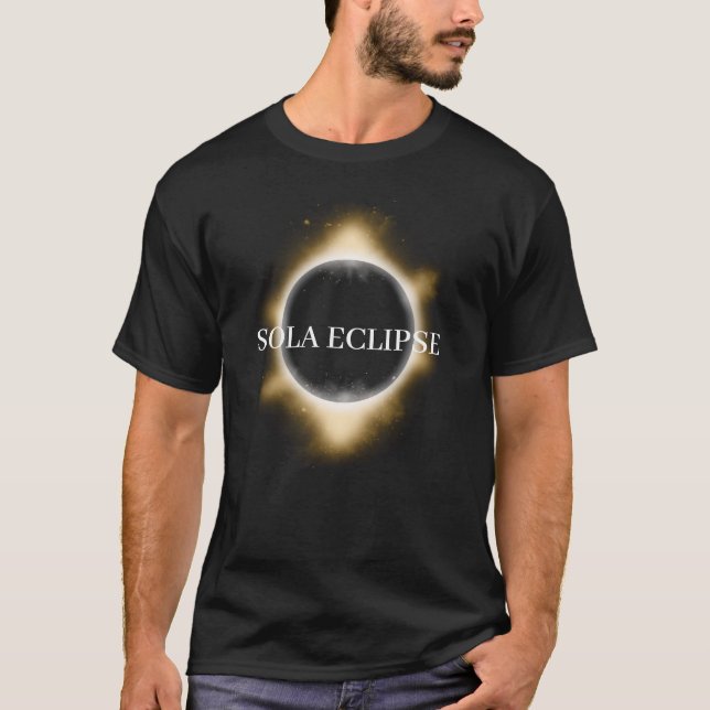 Gesamt Solar Eclipse Sun 8. April 2024 T-Shirt (Vorderseite)