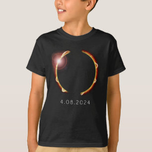 Gesamt Solar Eclipse Sun 8. April 2024 T-Shirt