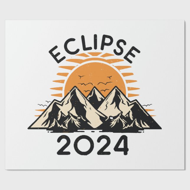 Gesamt-Solaranlage 2024 Geschenkpapier (Flach)