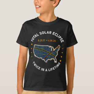 Gesamt-Solaranlage 2024 zweimal im Jahr 2017 T-Shirt