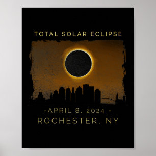 Gesamt-Solaranlage in Rochester New York Vintag Poster