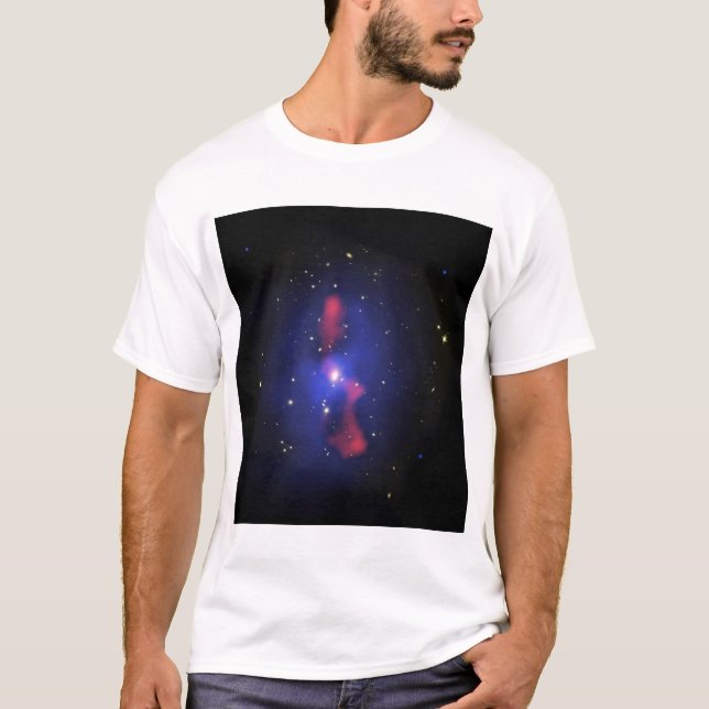 Gesamtbild eines Galaxienhaufens T-Shirt (Vorderseite)