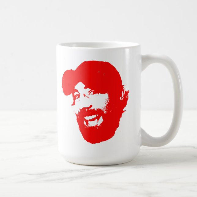 GesamtDANarchy epische rote Bart-Tasse Tasse (Rechts)