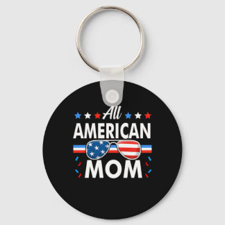 Gesamte amerikanische Mama 4. Juli Familienmatchin Schlüsselanhänger