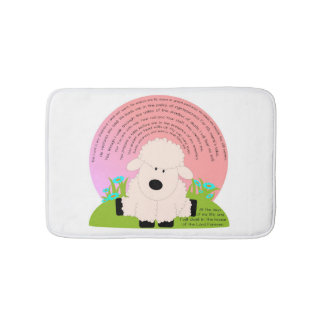 Gesamte Badmatte des Psalms 23 Badematte