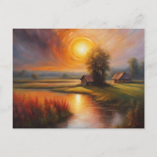 Gesamte Eclipse der benutzerdefinierten Sun-POSTCA Postkarte