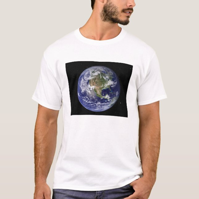 Gesamte Erde mit Nordamerika 4 T-Shirt (Vorderseite)