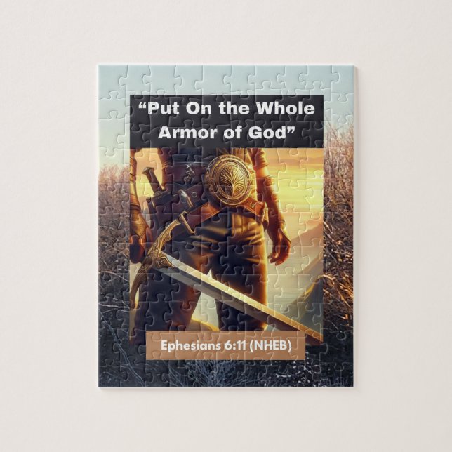 Gesamte Rüstung Gottes - Puzzle (Vertikal)