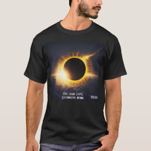 Gesamte Solarzellen hinzufügen Text und Datum Männ T-Shirt