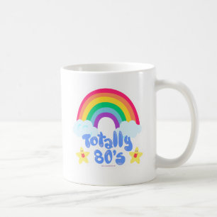 Gesamter 80er Regenbogen Kaffeetasse