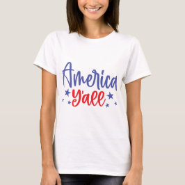 Gesamter amerikanischer T - Shirt