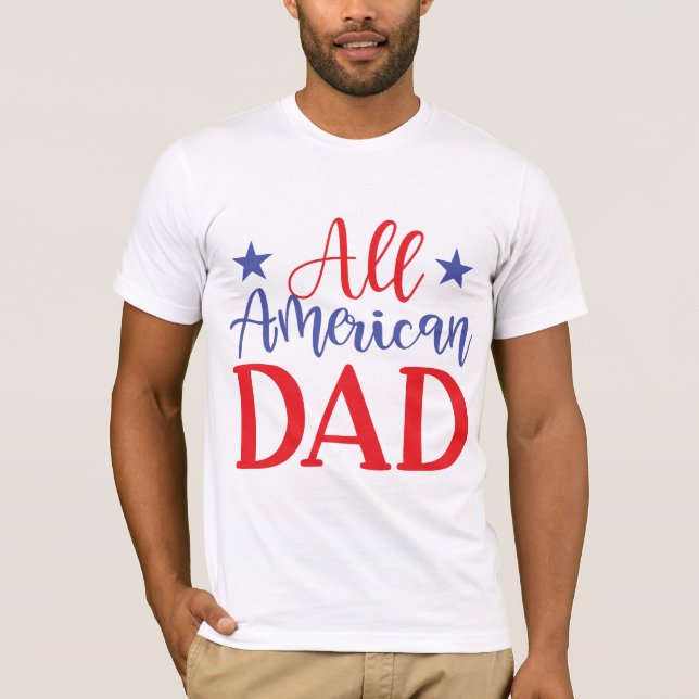 Gesamter amerikanischer T - Shirt (Vorderseite)