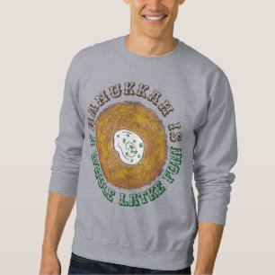 Gesamter Latke (Lotta) Spaß Ugly Hanukkah Sweater Sweatshirt