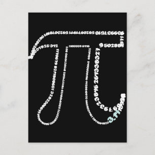 Gesamter Pi-Tag Postkarte