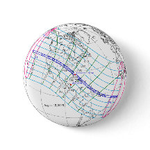 Gesamter Solar-Eclipse 2045 Globaler Pfad