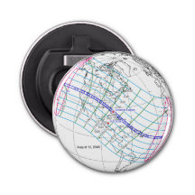Gesamter Solar-Eclipse 2045 Globaler Pfad