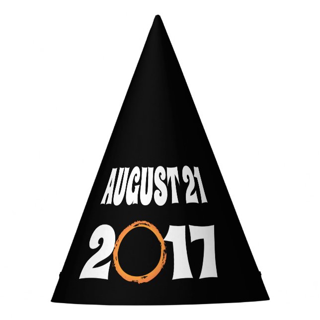 Gesamter Solar-Eclipse-August 21 2017 Partyhütchen (Vorderseite)