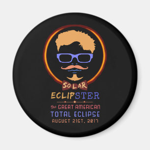 Gesamter Solar-Eclipse-August 21 2017 Sonniger Hip Magnet