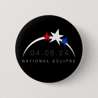Gesamter Solar-Eclipse-Button 2024 Button