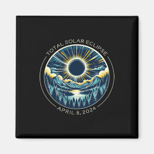 Gesamter Solar-Eclipse Künstlerischer Alltagsrhyth Magnet