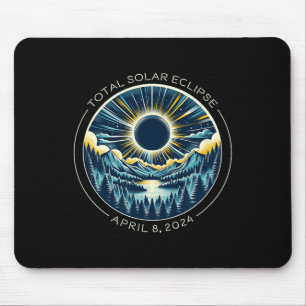 Gesamter Solar-Eclipse Künstlerischer Alltagsrhyth Mousepad
