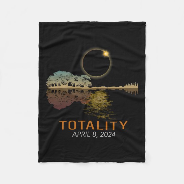 Gesamter Solar Eclipse Shirt Totality Eclipse Gita Fleecedecke (Vorderseite)