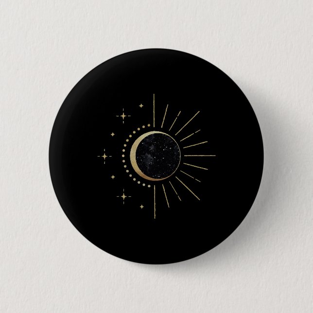 Gesamter Sonnenstrahl Button (Vorderseite)