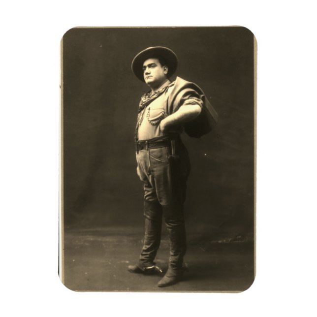 Gesamtes Porträt von Enrico Caruso Magnet (Vertikal)