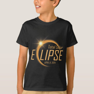 Gesamtes Solar-Eclipse 8. April 2024 Totality Astr T-Shirt
