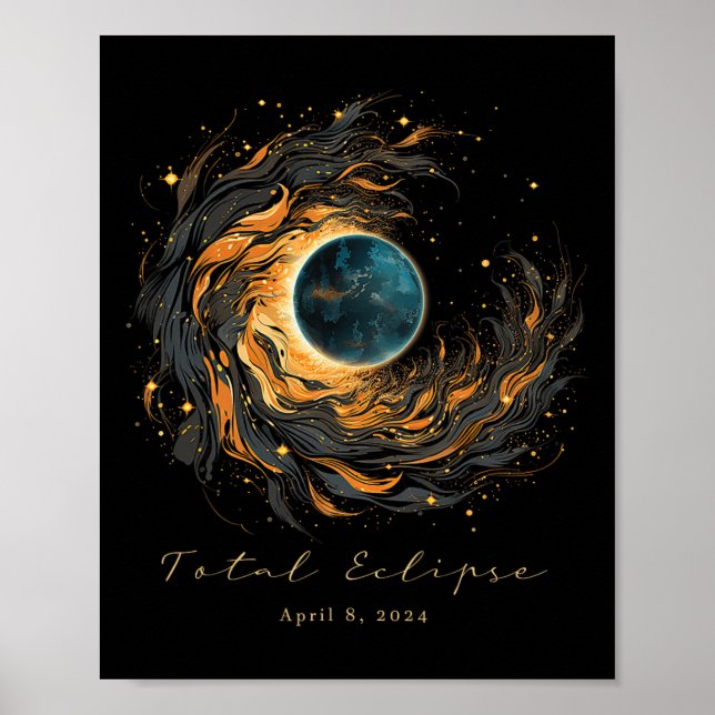 Gesamtes Solar Eclipse Chaser Fan Watching Shirt A Poster (Vorne)