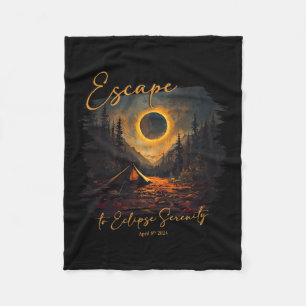 Gesamtes Solar-Eclipse-Shirt entkommt Eclipse Sere Fleecedecke