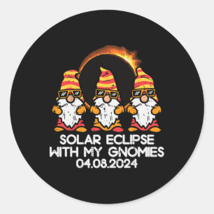Gesamtes Solarwachstum mit Gnome 04.08.2024 Männer Runder Aufkleber