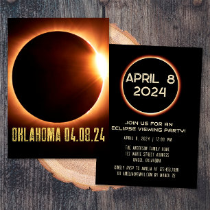 Gesamtes Solarzellen-Oklahoma 2024 Personalisiert Einladung