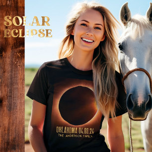 Gesamtes Solarzellen-Oklahoma 2024 Personalisiert T-Shirt