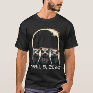 Gesamtes Solarzellen-Shirt 2024 Opossum im Astrono T-Shirt