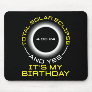 Gesamtes Sonnenlicht und Ja, es#39;s mein Geburtst Mousepad