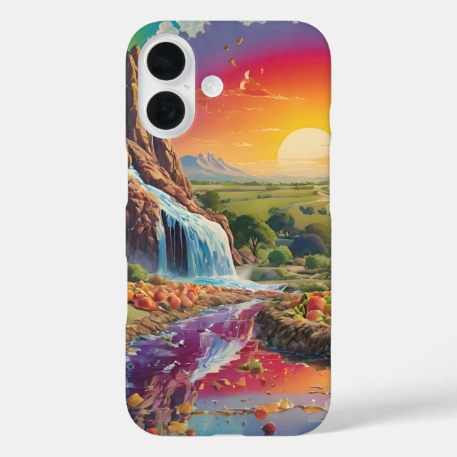 Gesamtfarbenspektrum-Landschaft Case-Mate iPhone Hülle (Rückseite)