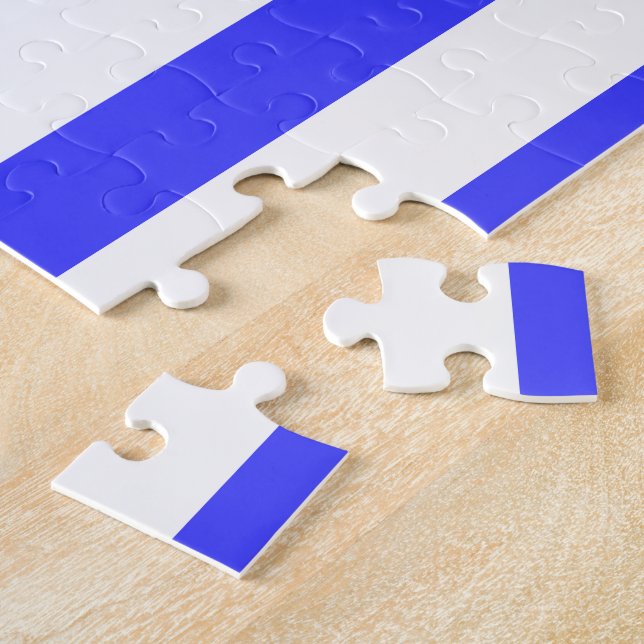 Gesamtflagge Griechenlands Puzzle (Seite)